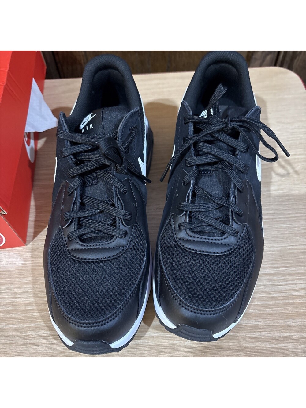 Nike Air Max Excee Black White Women's Size 10 Running Shoes CD5432-003 Used